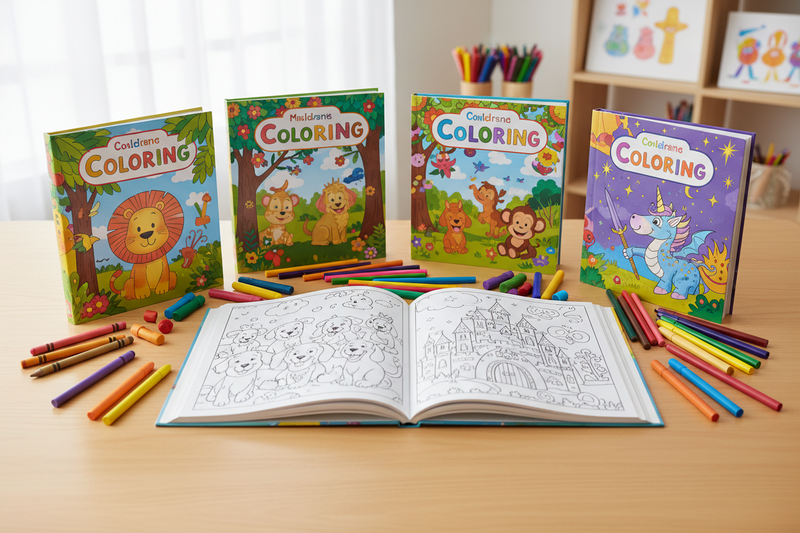 Recreation - colouring books