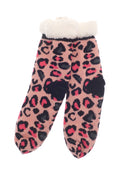 Fur Lined Slipper Socks with Grips
