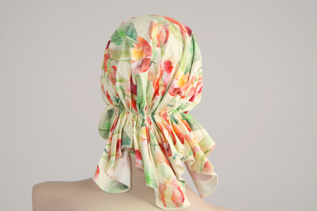 Pre-tied Jersey Bandana - Spring Meadow