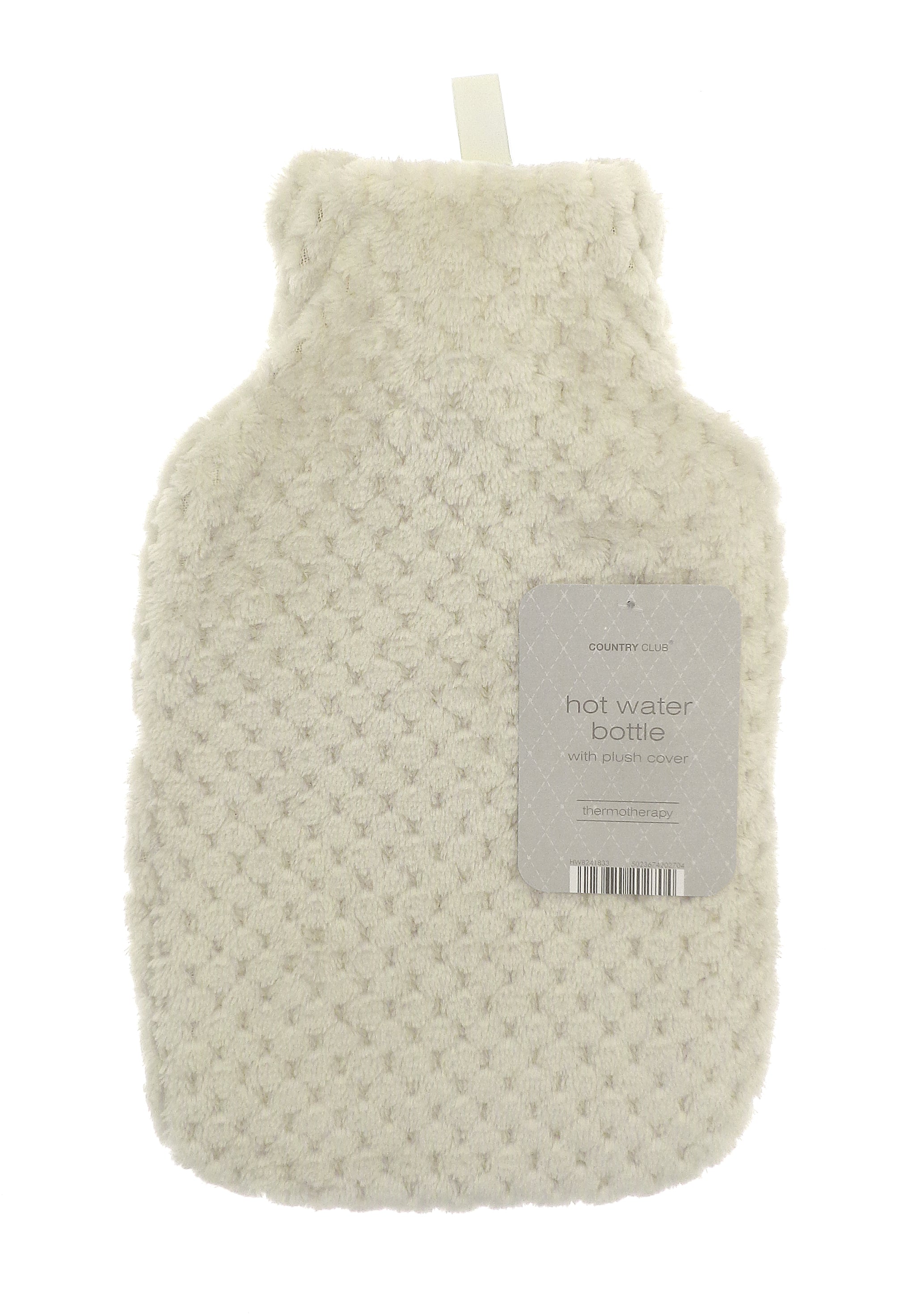 Hot Water Bottles with Popcorn Plush Cover