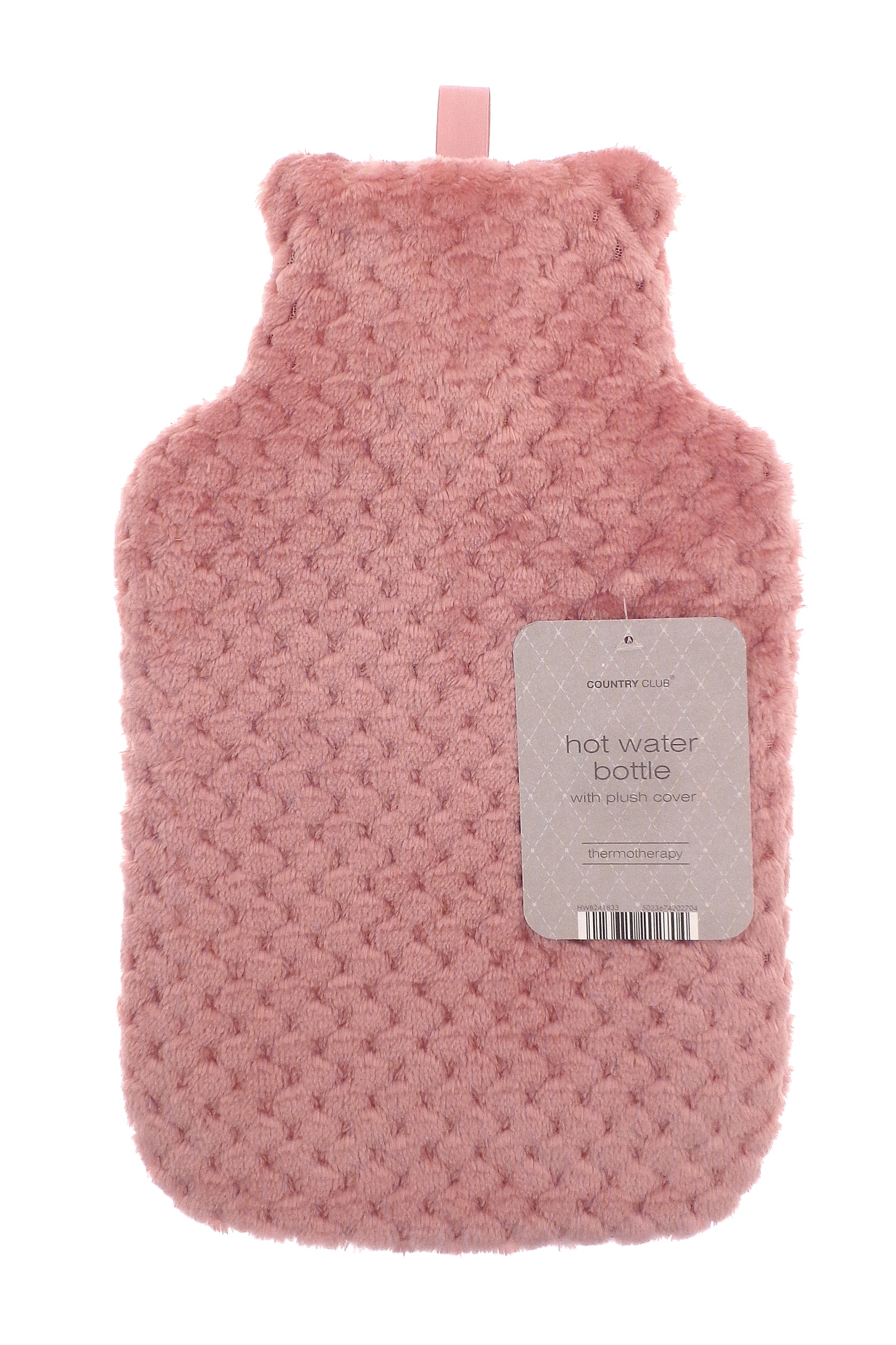 Hot Water Bottles with Popcorn Plush Cover