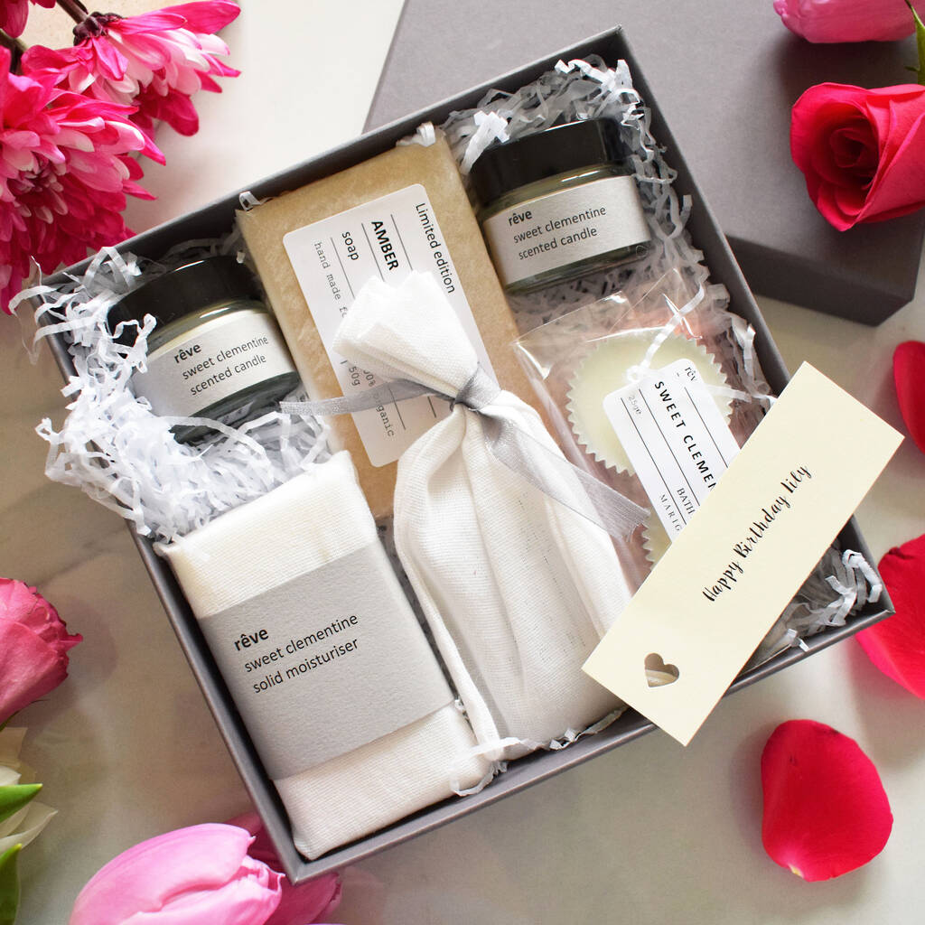 Luxury Organic Letterbox Spa Gift Set - White Jasmine