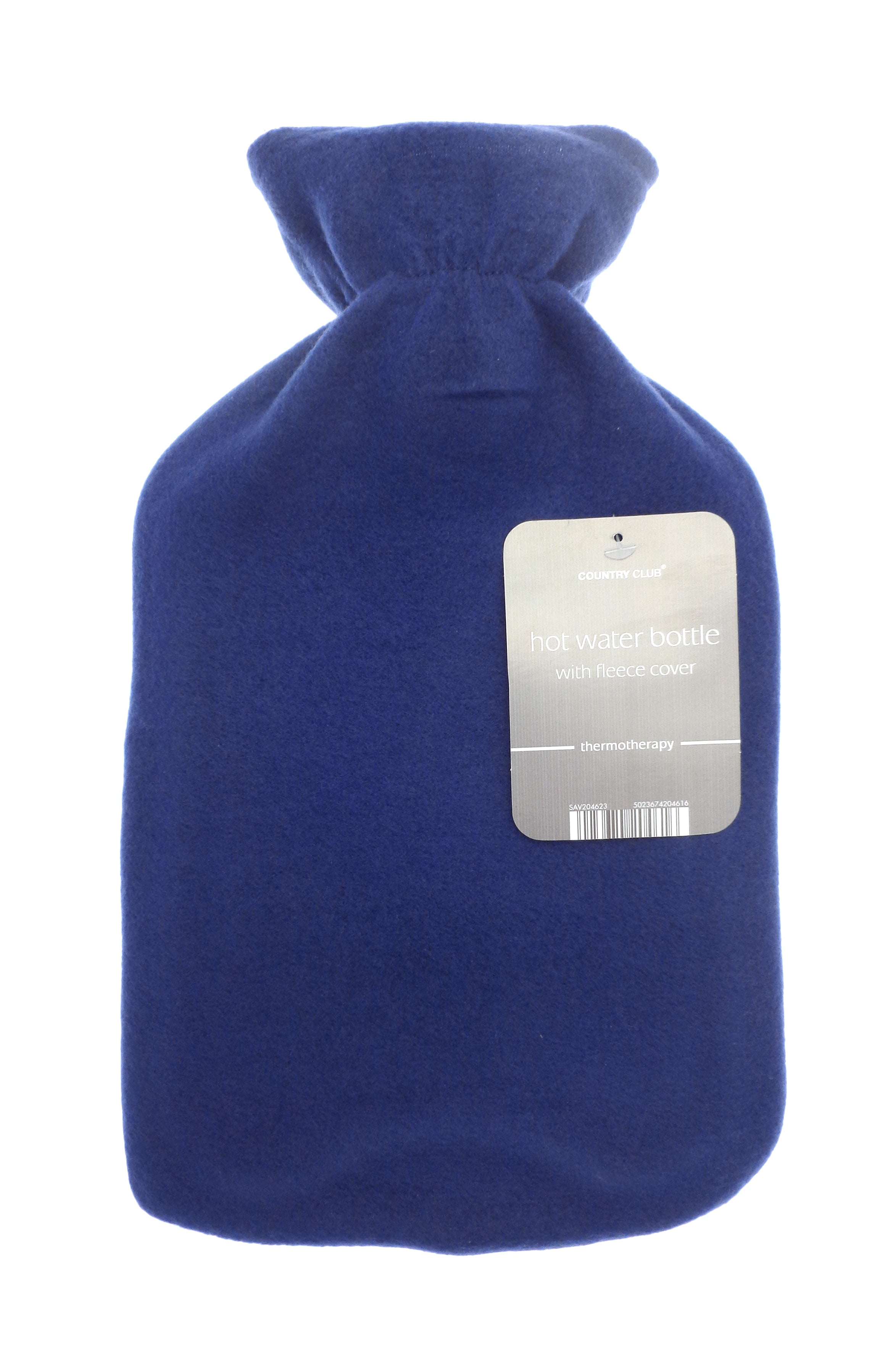 Hot Water Bottle with Plain Fleece Cover