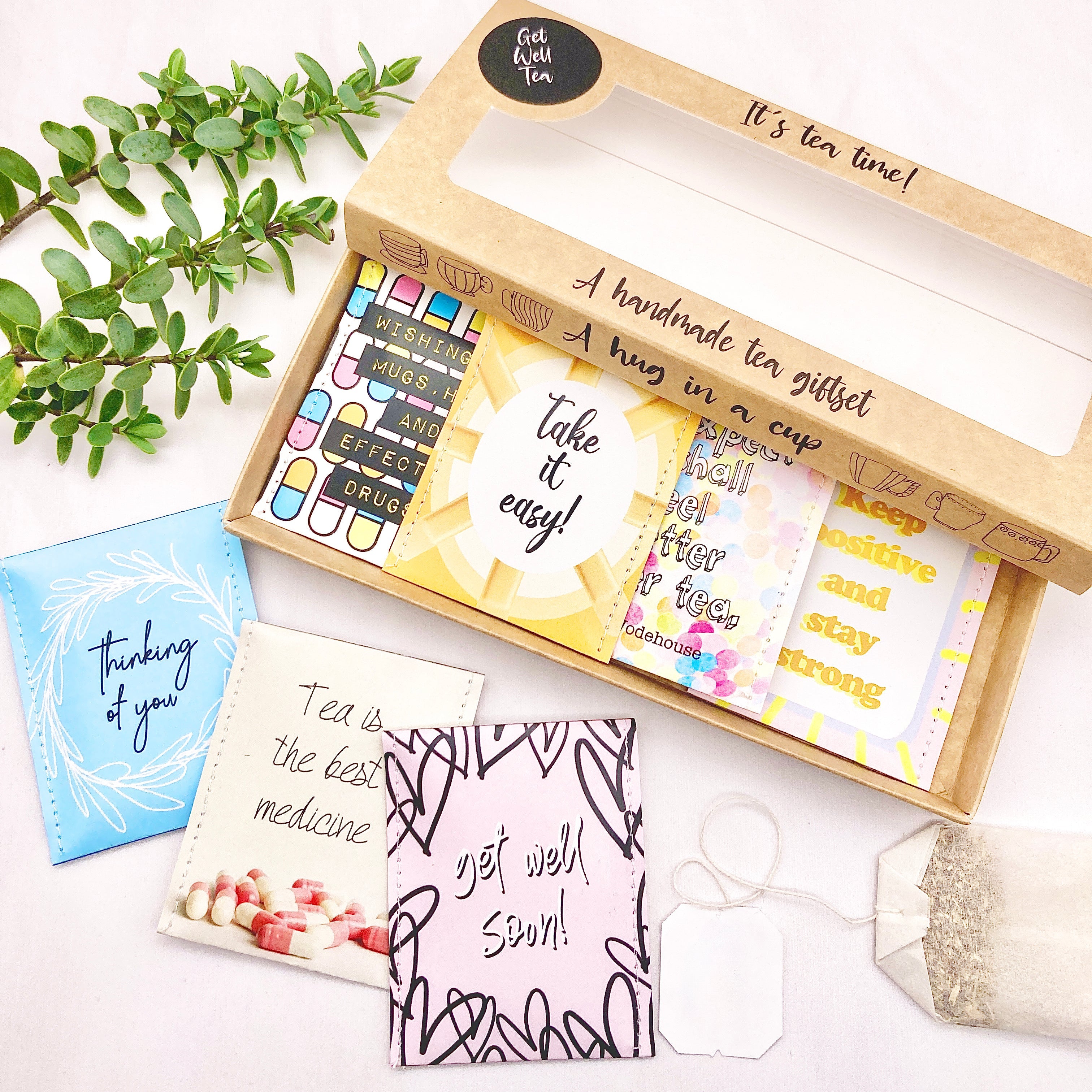 Get Well Soon Gift Tea Set