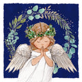 Winter foliage angel