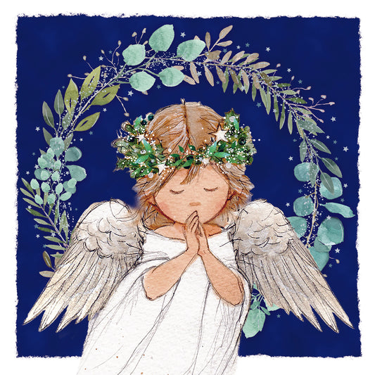 Winter foliage angel