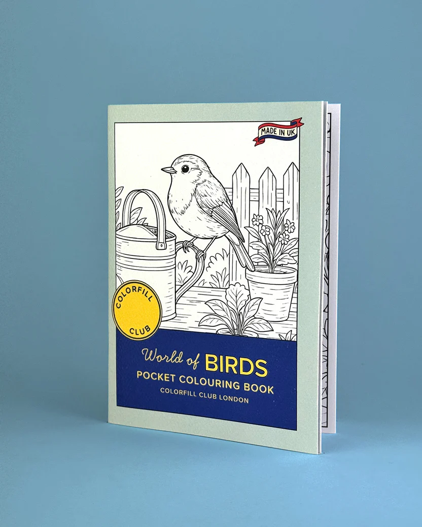 Birds Illustrated Colouring Book