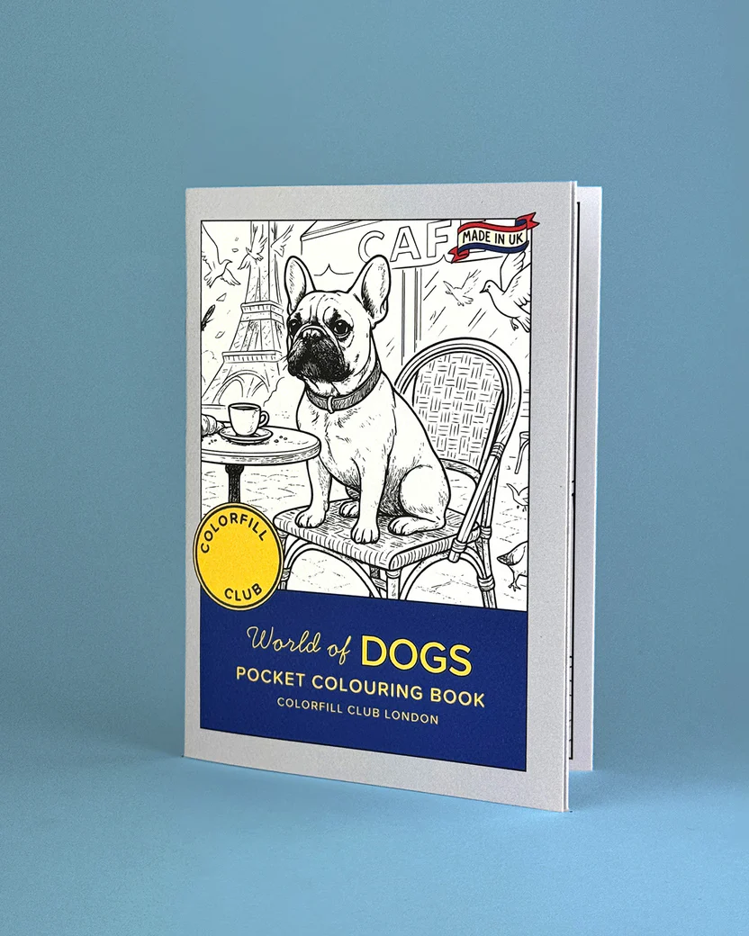 Dogs Illustrated Colouring Book