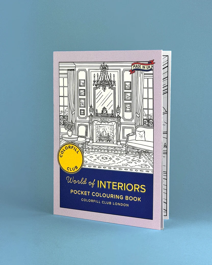 Interiors Illustrated Colouring Book