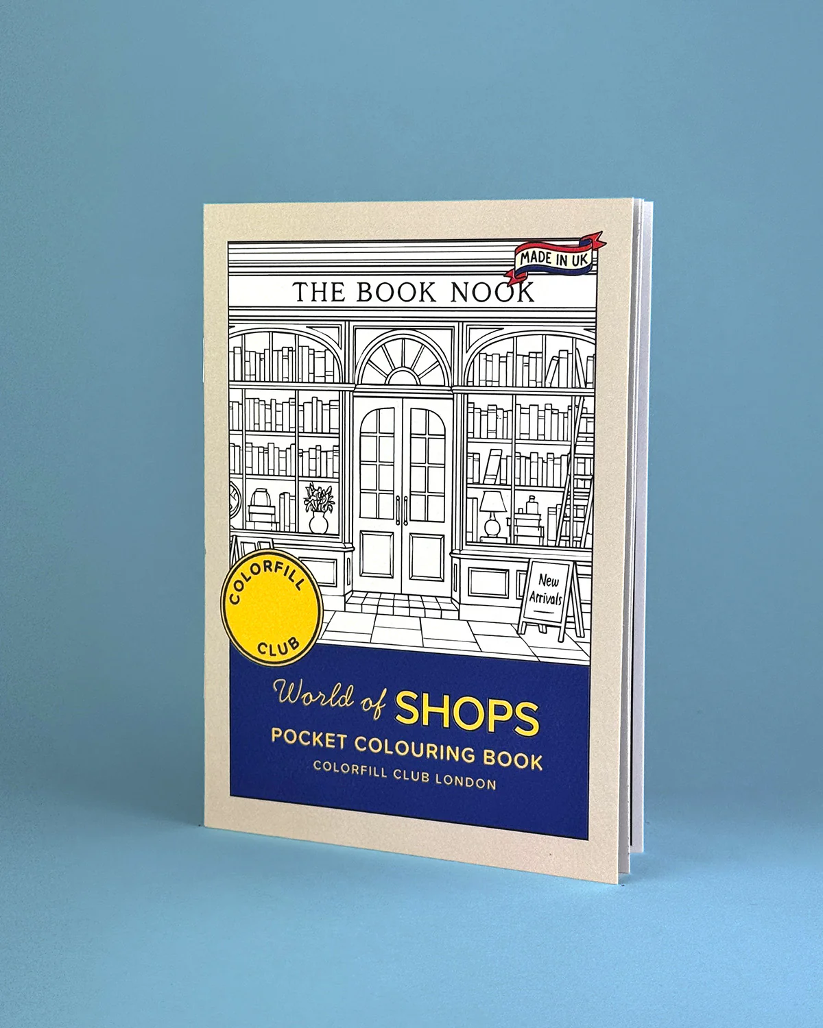 Shops Illustrated Colouring Book