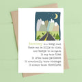 Recovery Is A Long Road Greetings Card