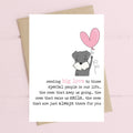 Big Love  Greetings Card